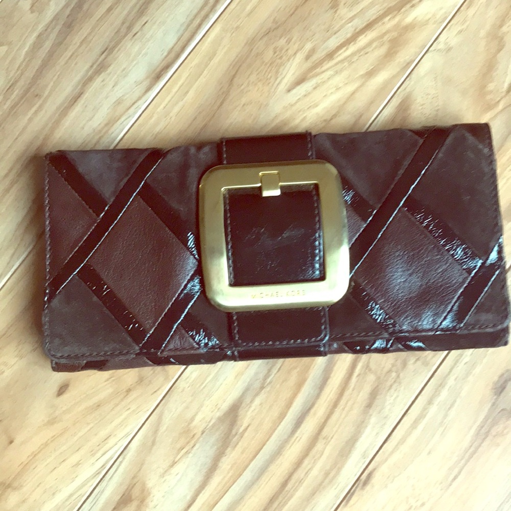 Brown Michael Kors clutch
